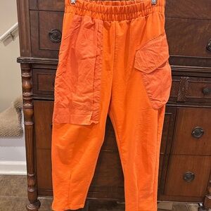 BeBe Plus 90's Style Persimmon Sweatpants Dance Pants Women's Size M